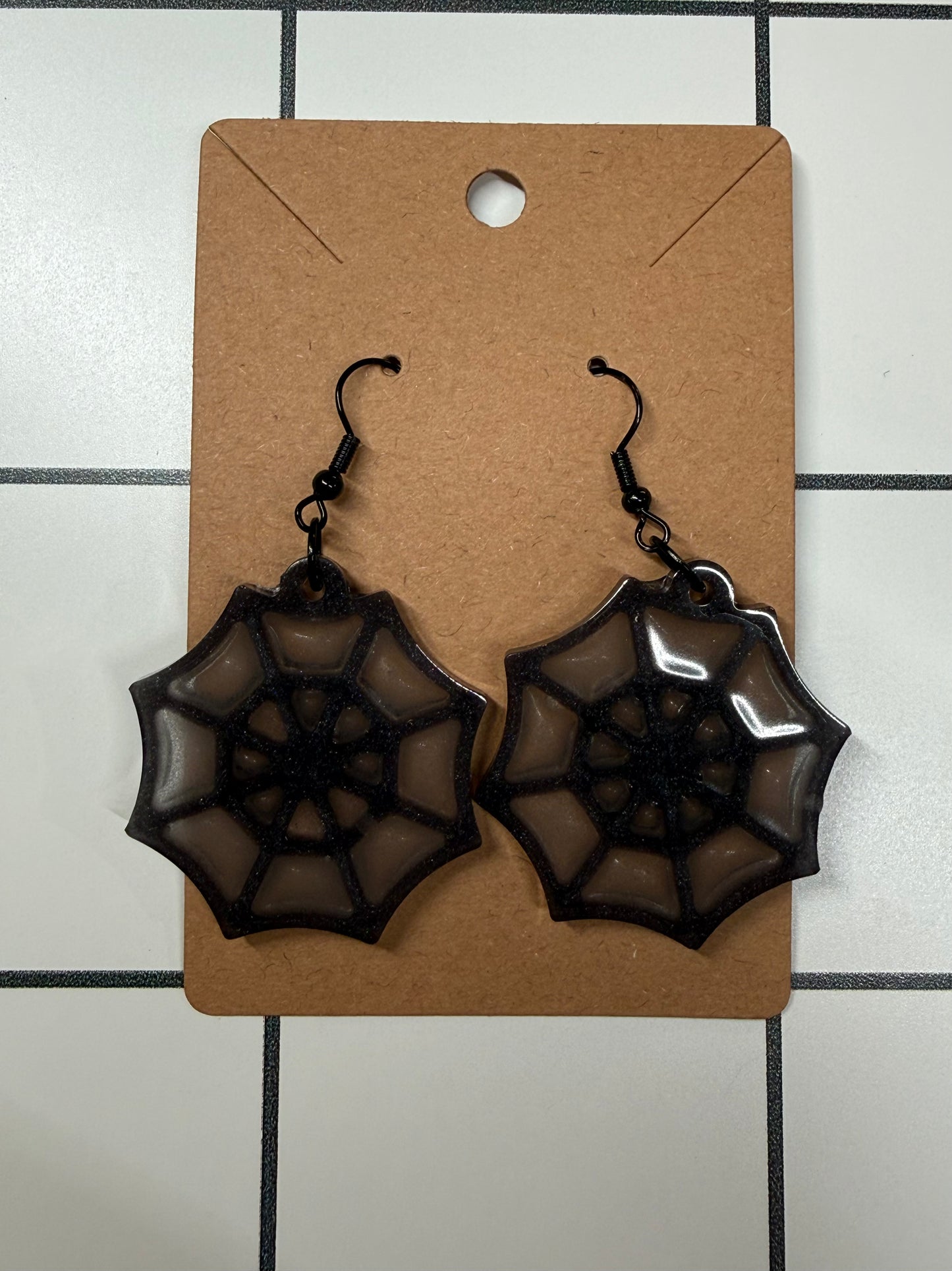 GLOW Spider Web Earrings