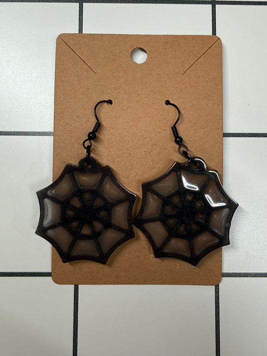 GLOW Spider Web Earrings