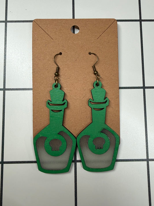 GLOW Poison Bottle Earrings