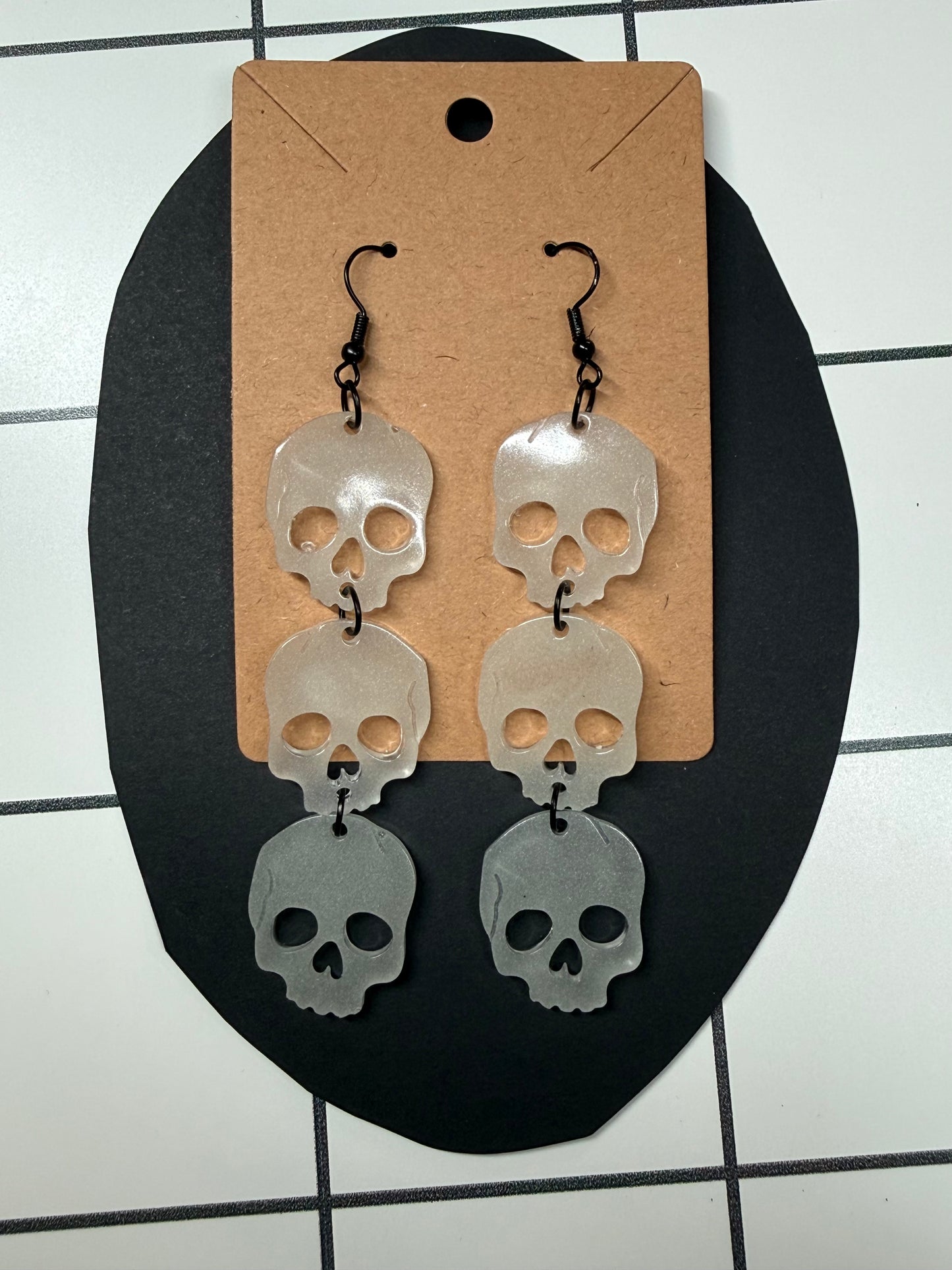 GLOW Skull Earrings