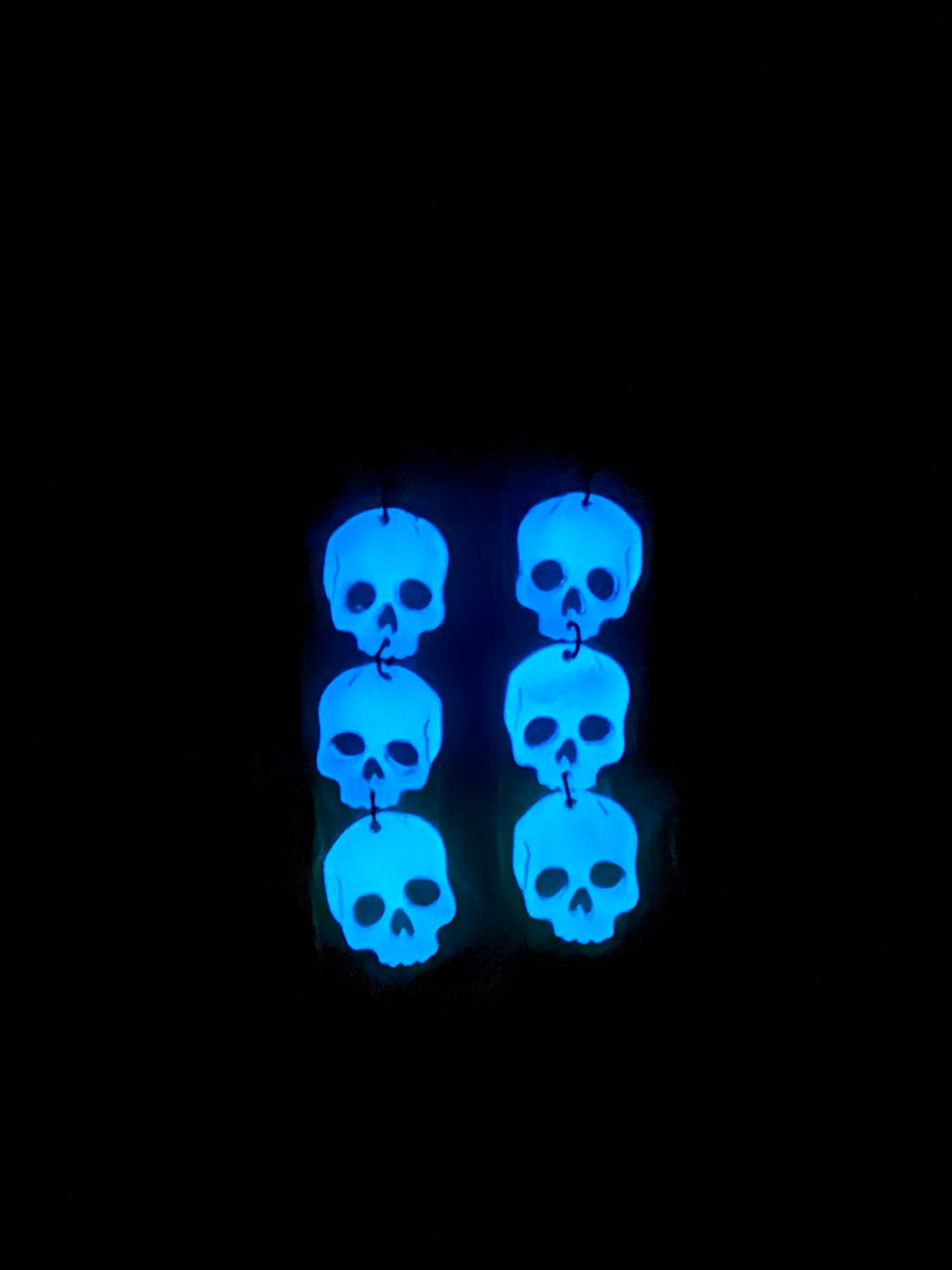 GLOW Skull Earrings