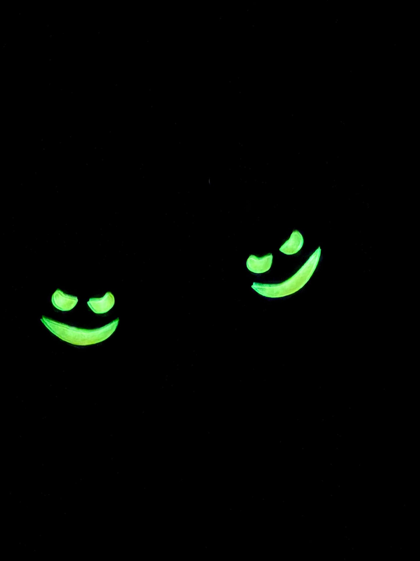 GLOW Black Spider Earrings
