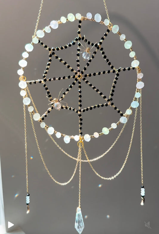 Dreamy Spiderweb Suncatcher