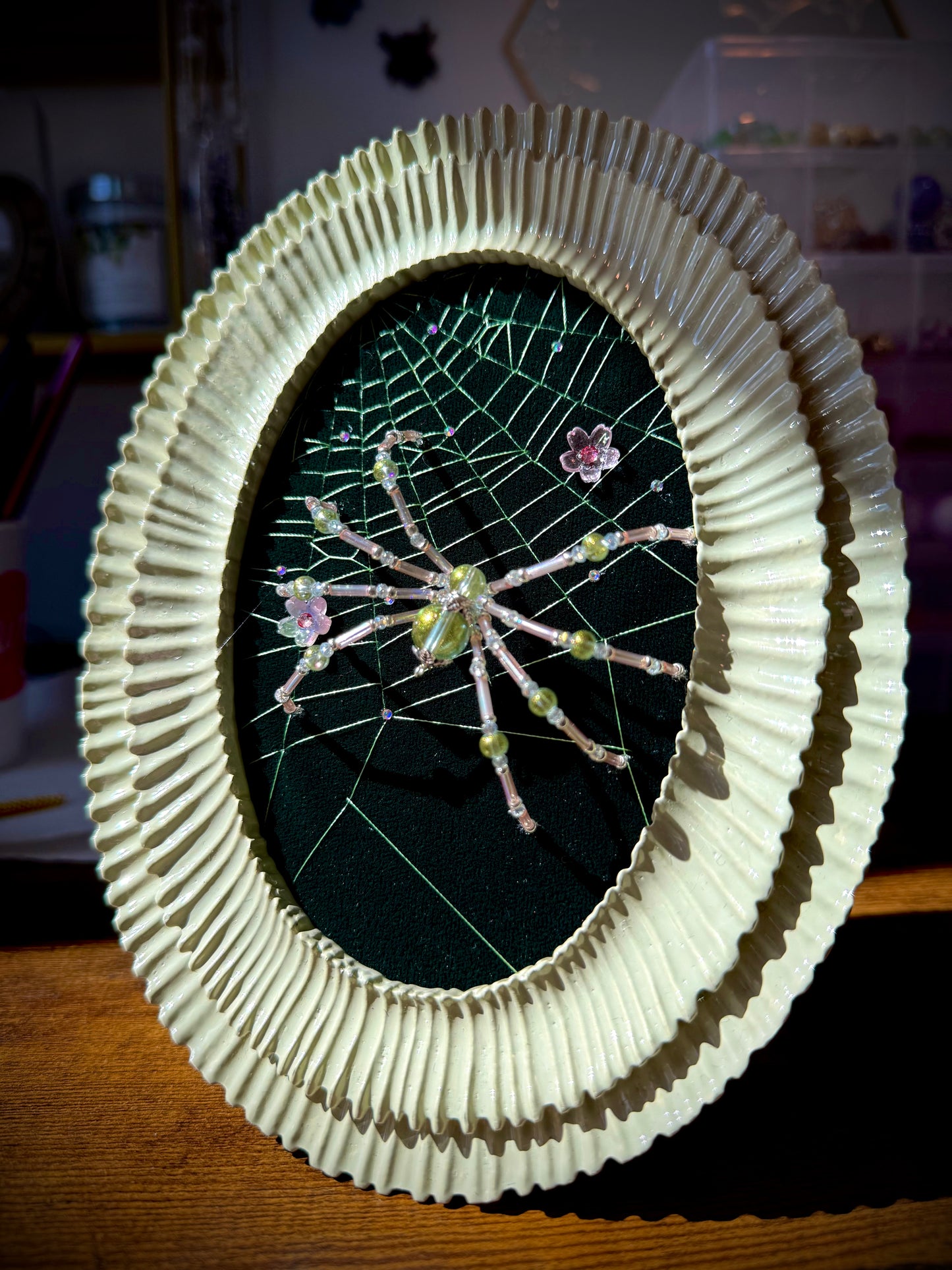 Spring Garden Spider 🕷️🌸💚