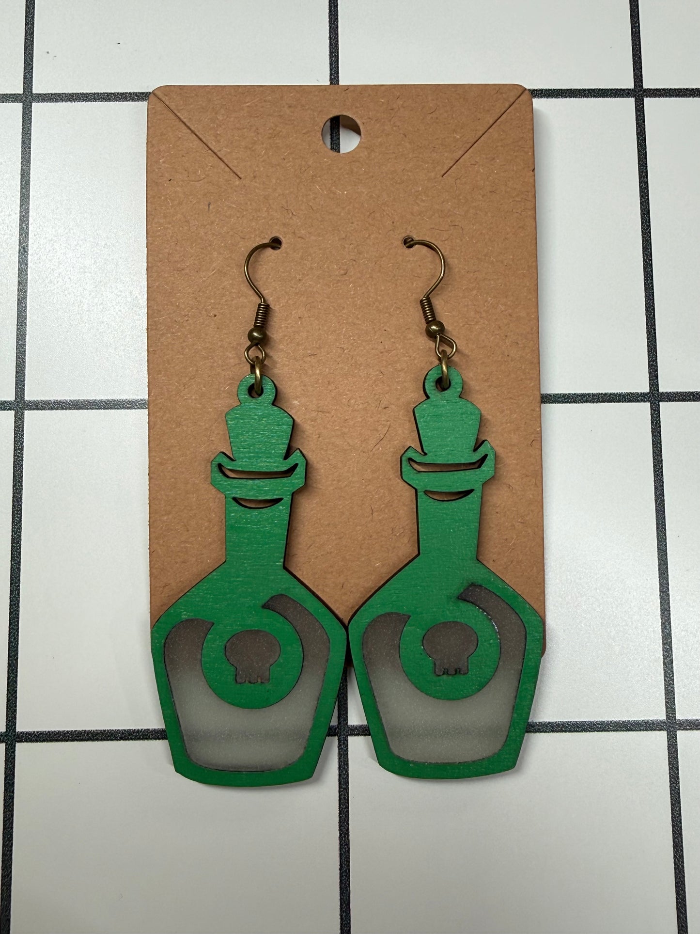 GLOW Poison Bottle Earrings