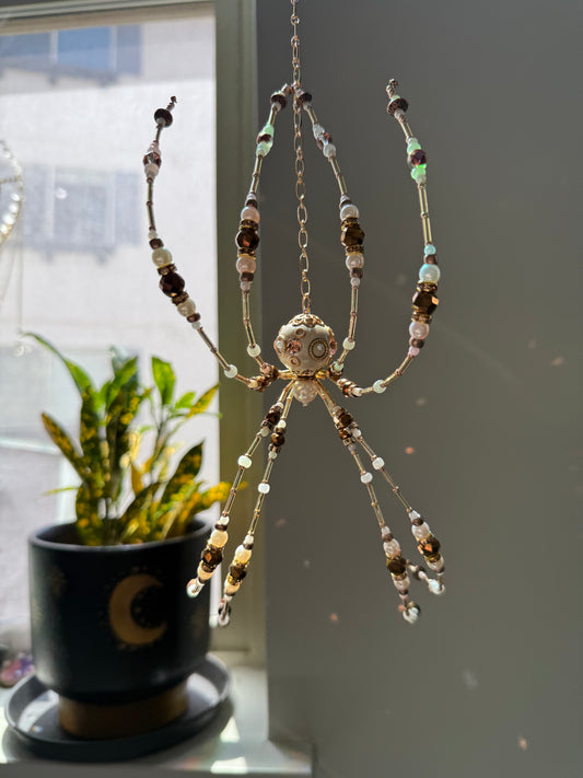 Golden Hour Spider Suncatcher
